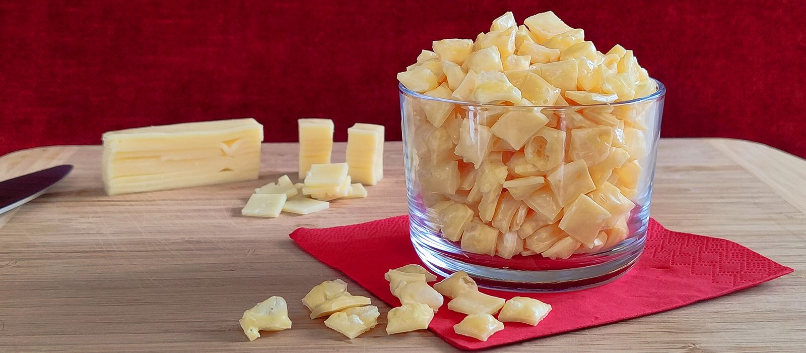 Frisch aufgebackene Käsepops