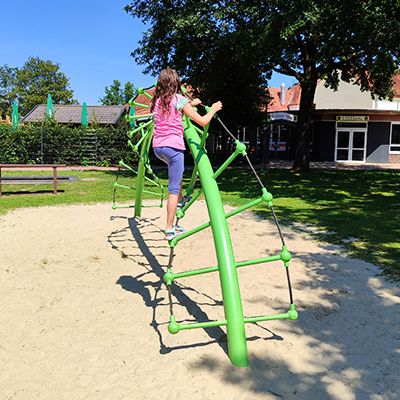 Spielplatz am Museumshof in Rahden - Kletterspirale